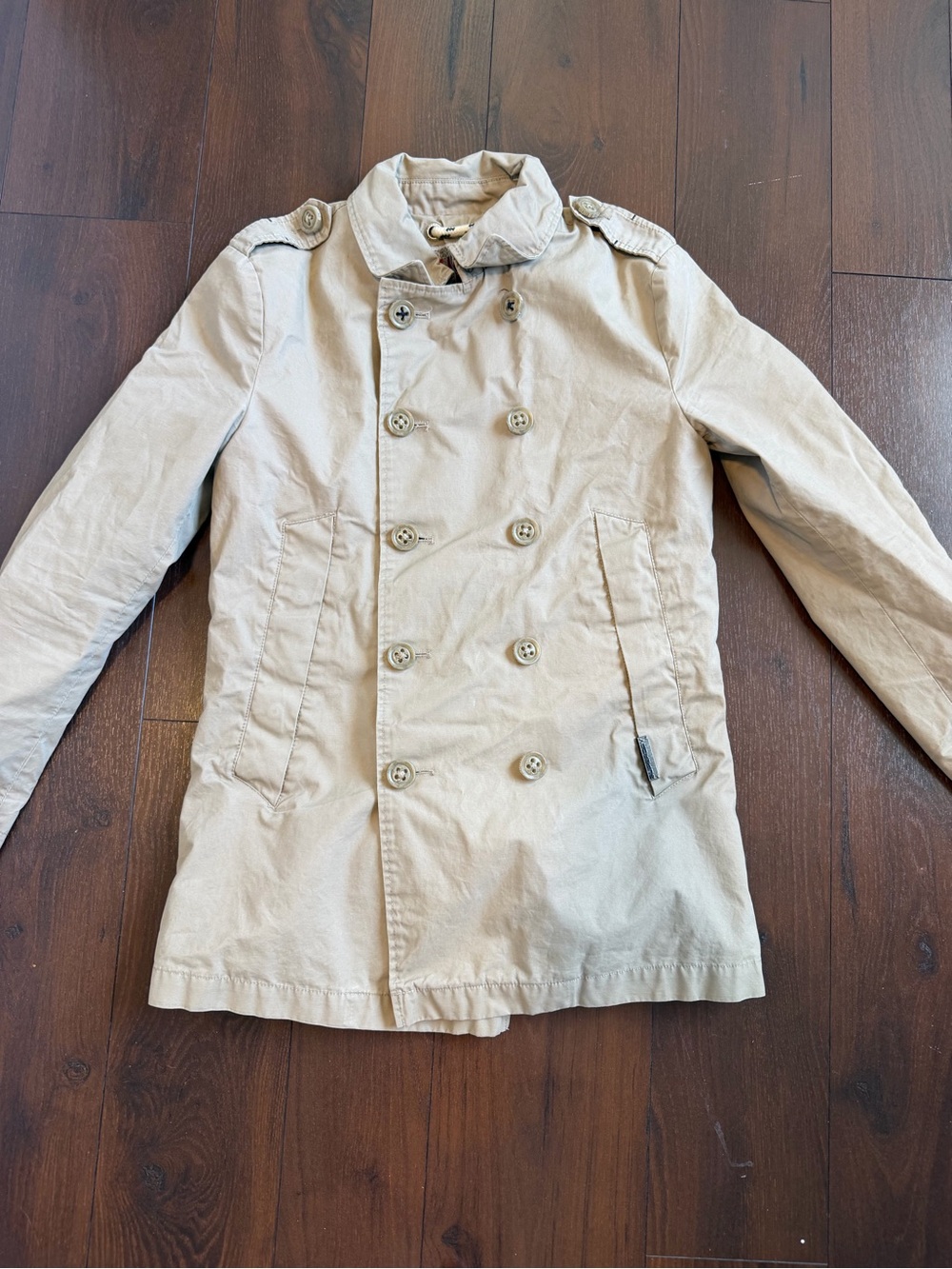 Superdry The Rogue Men's Trench Coat
Jacket Tan Beige Double Breasted Size S